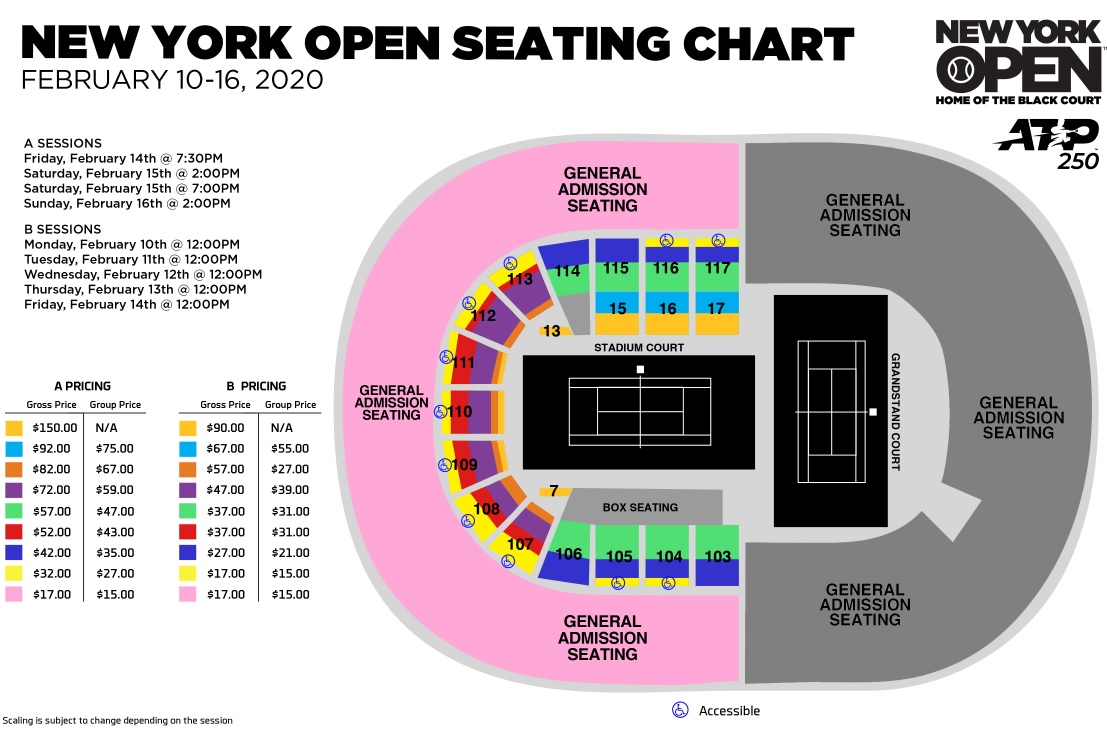 NY Open Seating Chart